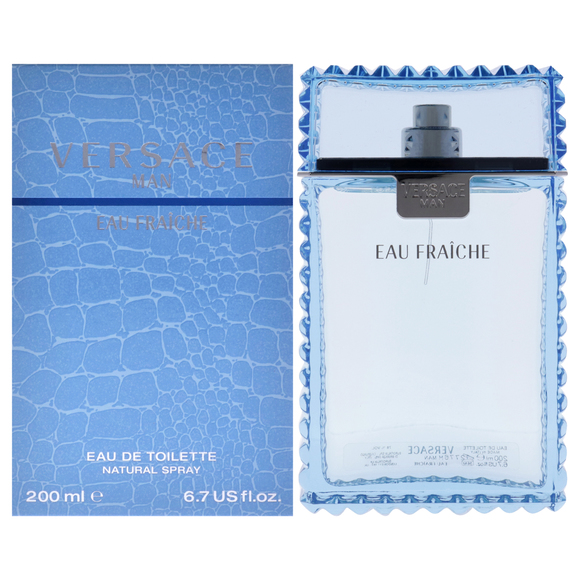 Versace Man Eau Fraiche by Versace for Men - 6.7 oz EDT Spray - Picture 1 of 3